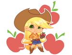 MLP Gijinka: Applejack by zimra-art