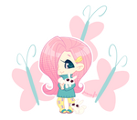 MLP Gijinka: Fluttershy by zimra-art