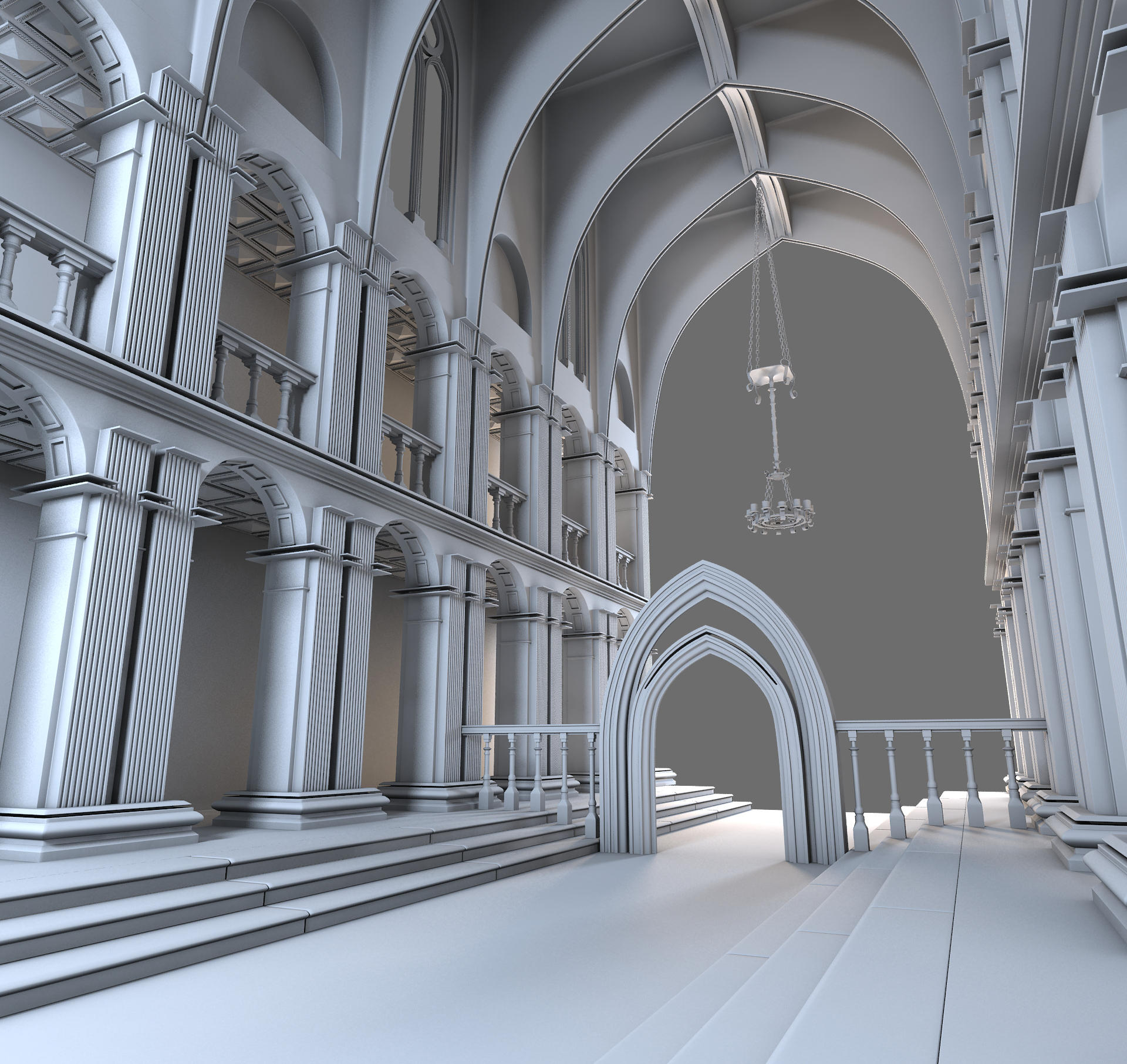 Sanctuary - Cathedral WIP (UPDATE) by 3DPad