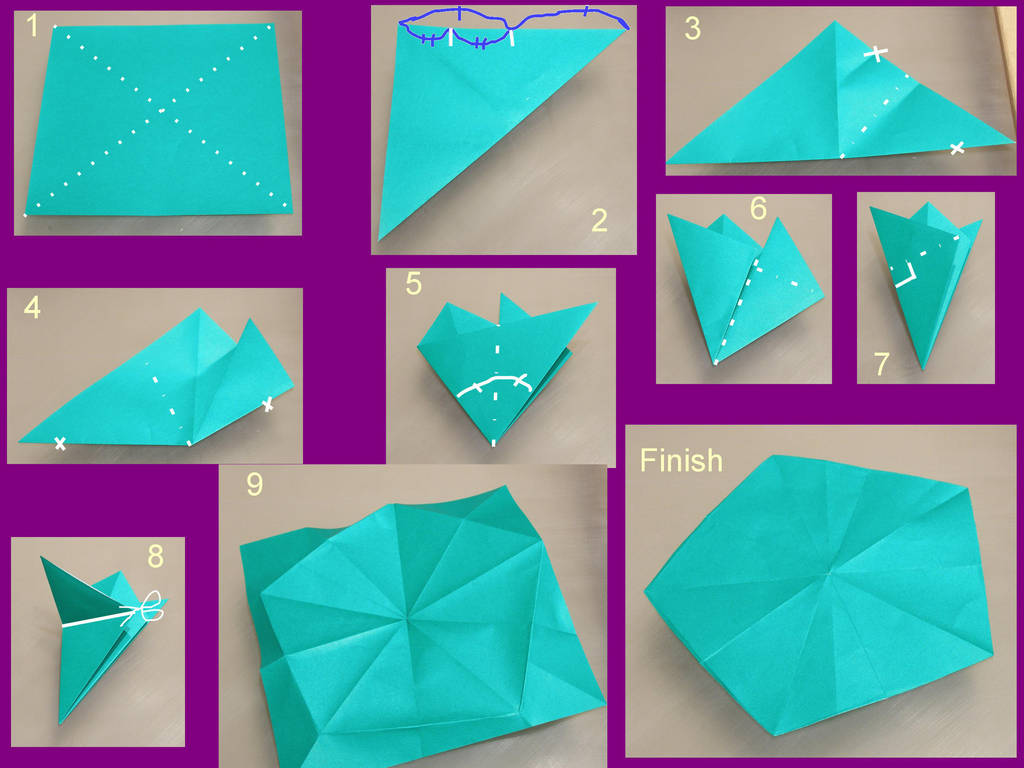 How to fold a regular pentagon by 1sand0s