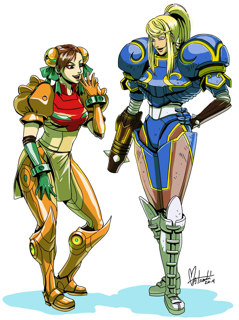 Chun-Li Samus Swap by spacecoyote