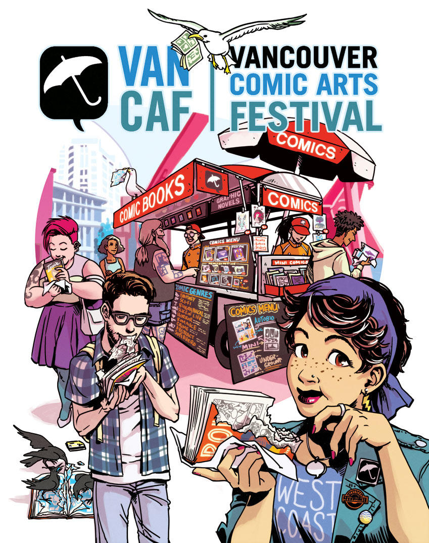 VanCAF 2015 Poster by spacecoyote