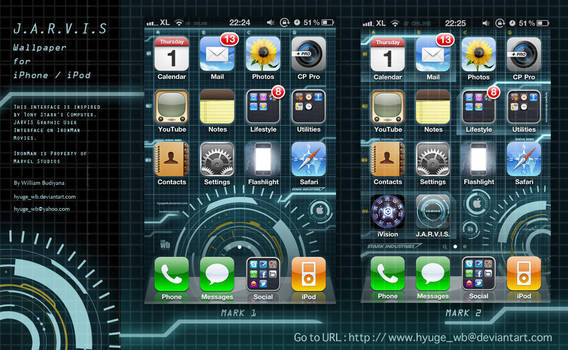 Jarvis Iphone Ipod Wallpaper By Hyugewb On Deviantart
