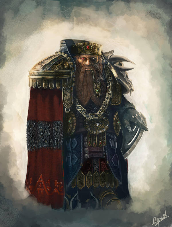 dwarf king art by Tygodym