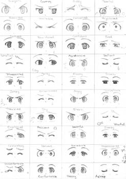 Day 31 - Manga eyes expression by Bumblebee04
