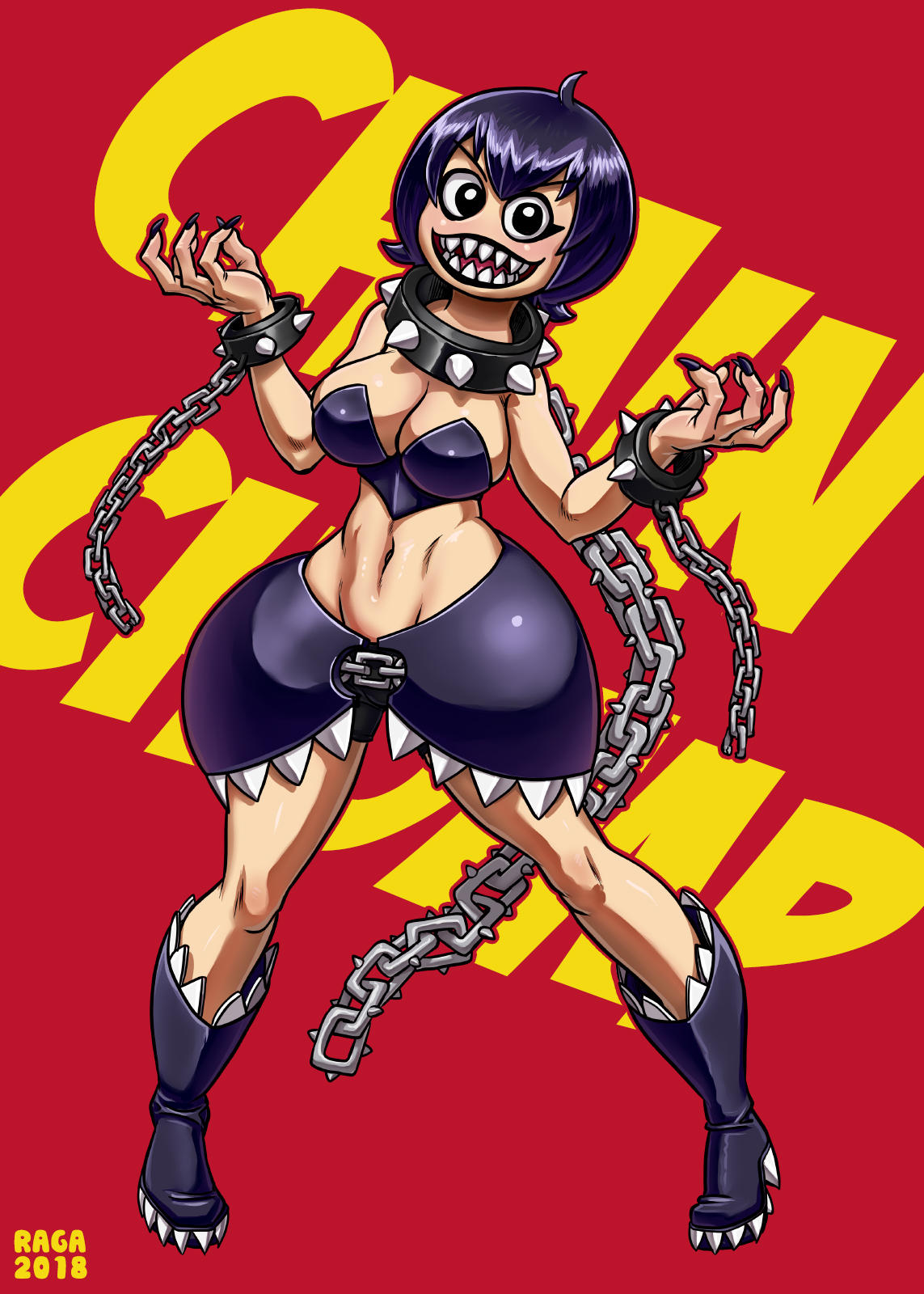 Chainchomp-chan by Ragathol