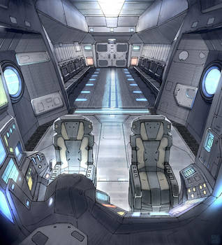 Star Fall Drop Ship Interior by Hideyoshi