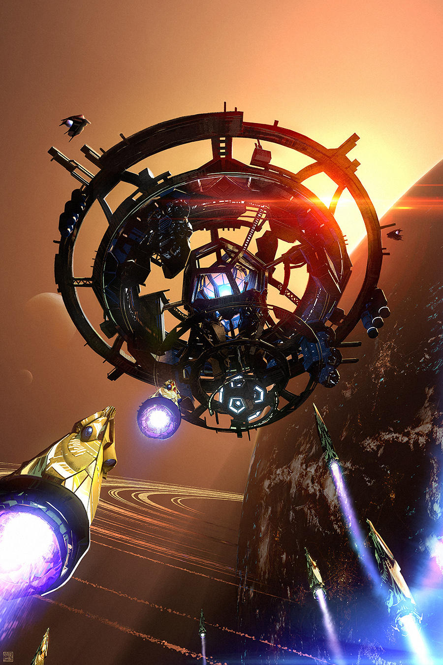 The Sentinel - Book Cover by Hideyoshi