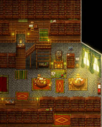 Dragonboy: Library by PinkFireFly
