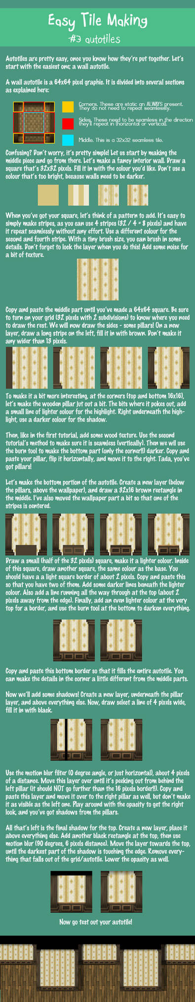 Easy Tile Making - Autotiles by PinkFireFly