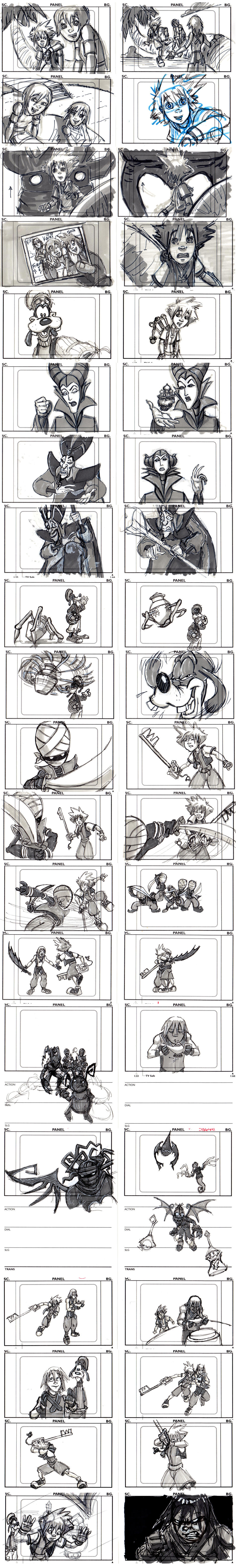 Kingdom Hearts Pilot Board by SethKearsley
