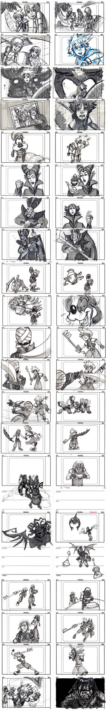 Kingdom Hearts Pilot Board by SethKearsley