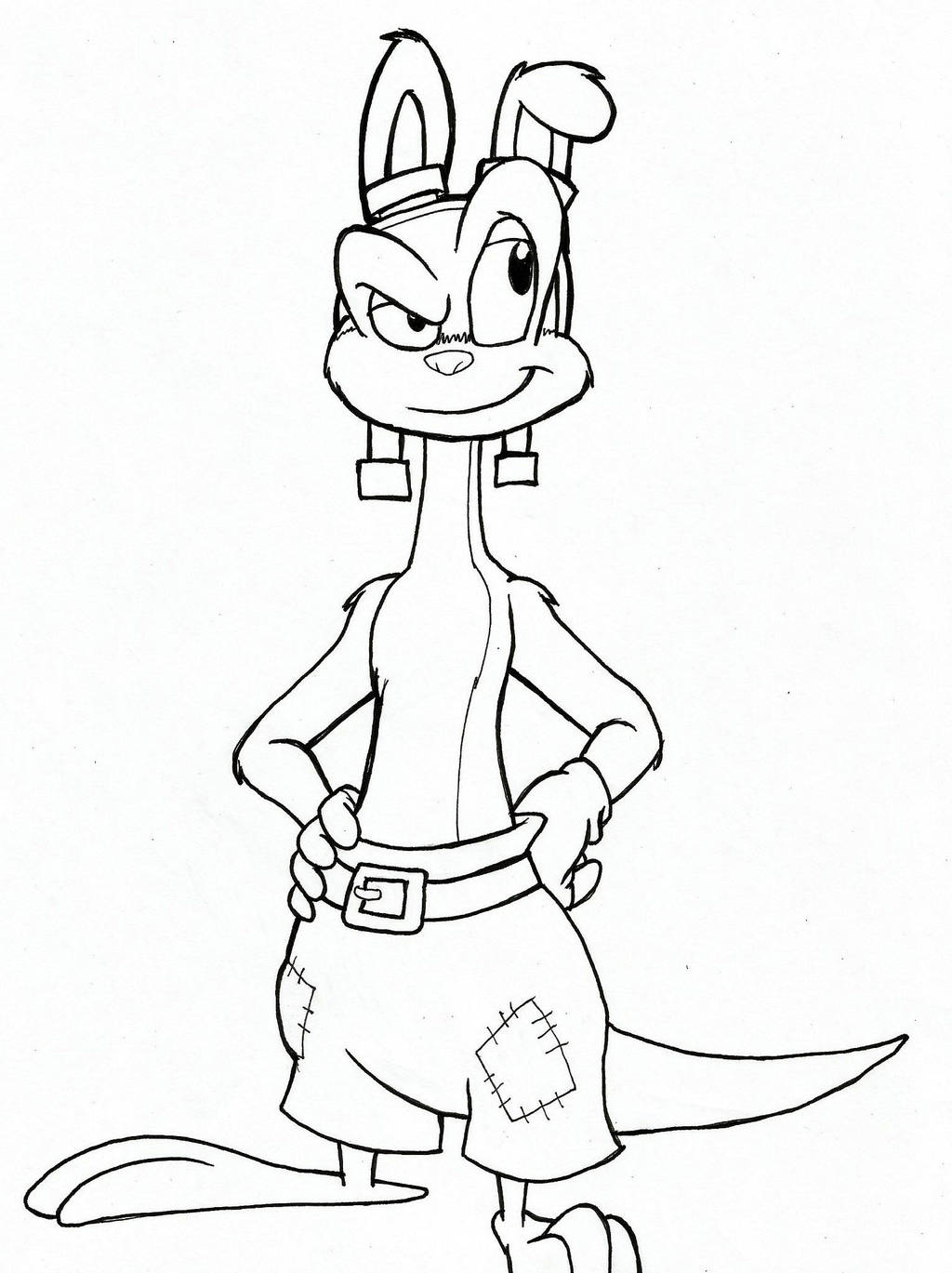 Daxter - Jak and Daxter (Inktober) by JustinGreene