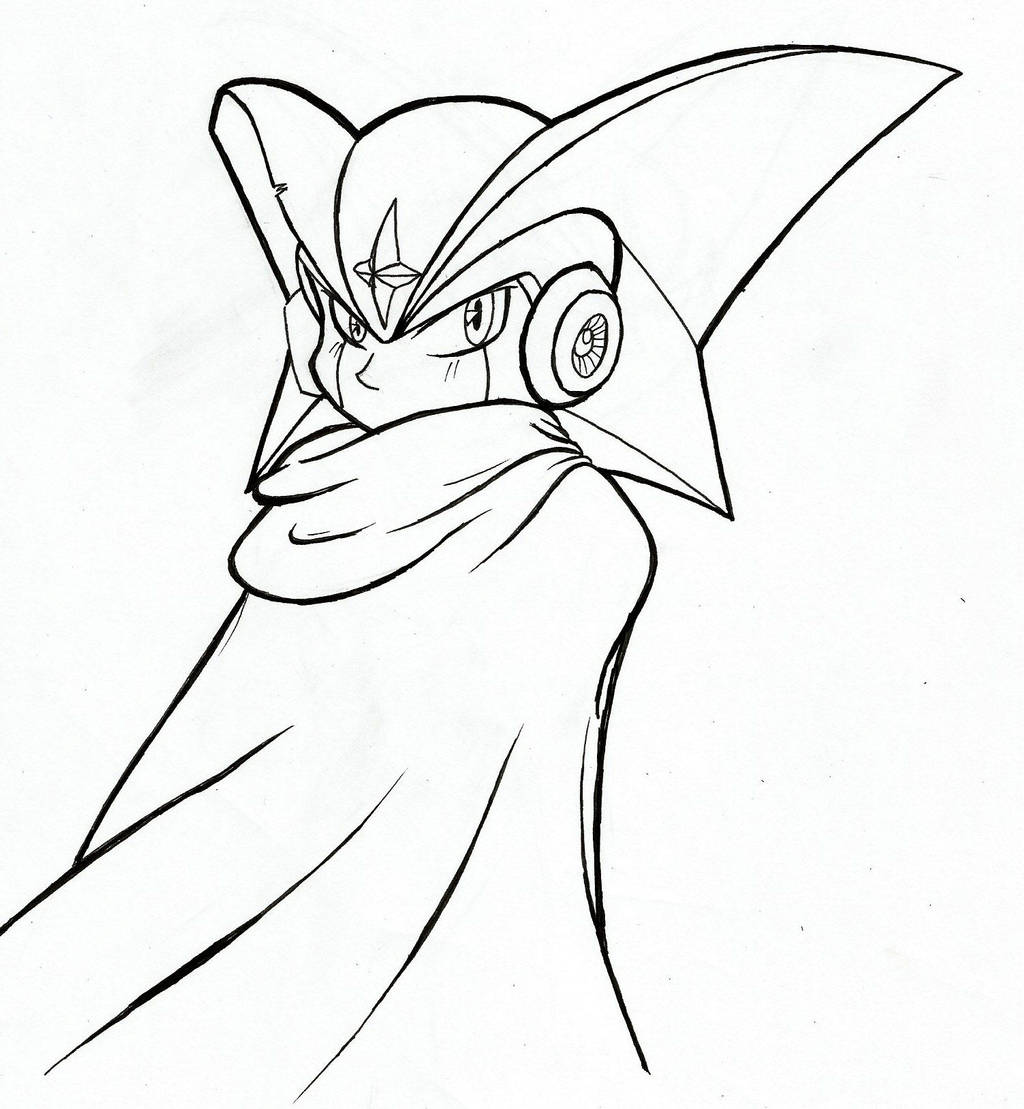 Forte/Bass.EXE (Mega Man/Rockman) (Inktober) by JustinGreene
