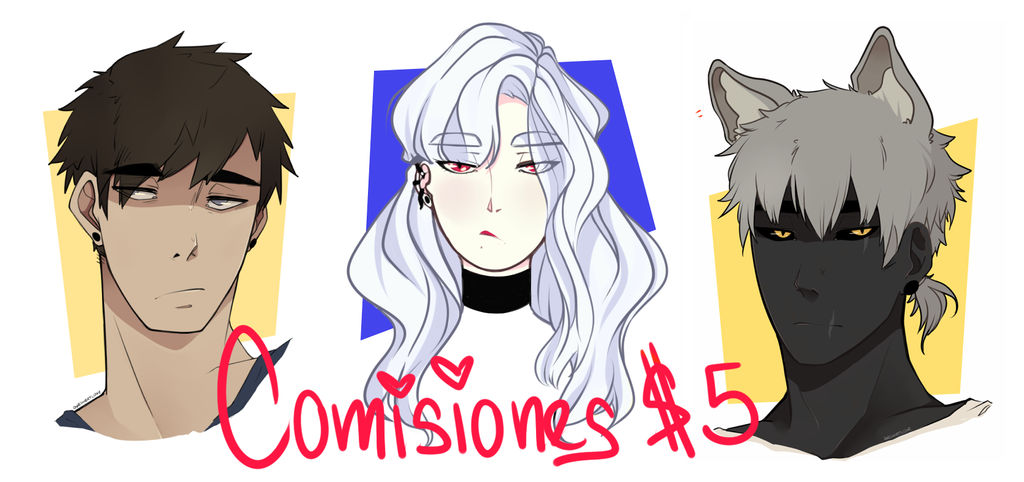 Commissions CLOSED 5$ - Examples by OurSweetLove on DeviantArt