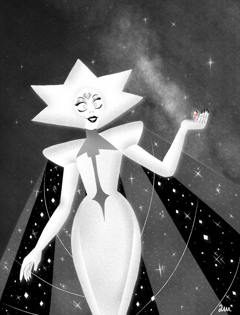 I had quite an experience drawing white diamond again. I love her! This was a commission for biancaroseg and I hope you enjoy it! If you repost my art anywhere else, please credit me.