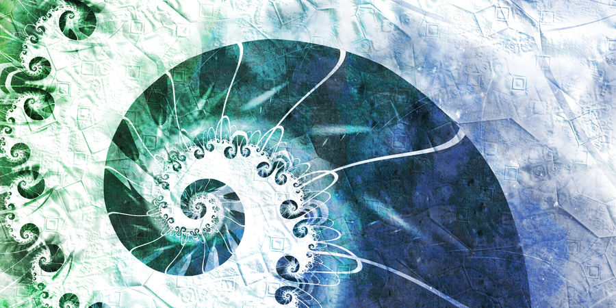 Azure Spiral by Linuron