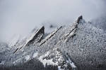 Snowy Flatirons by KrisVlad