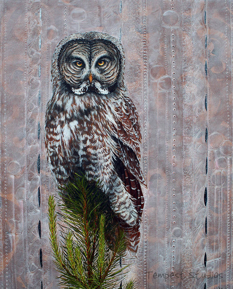 Grey Owl Renaissance by TempestErika