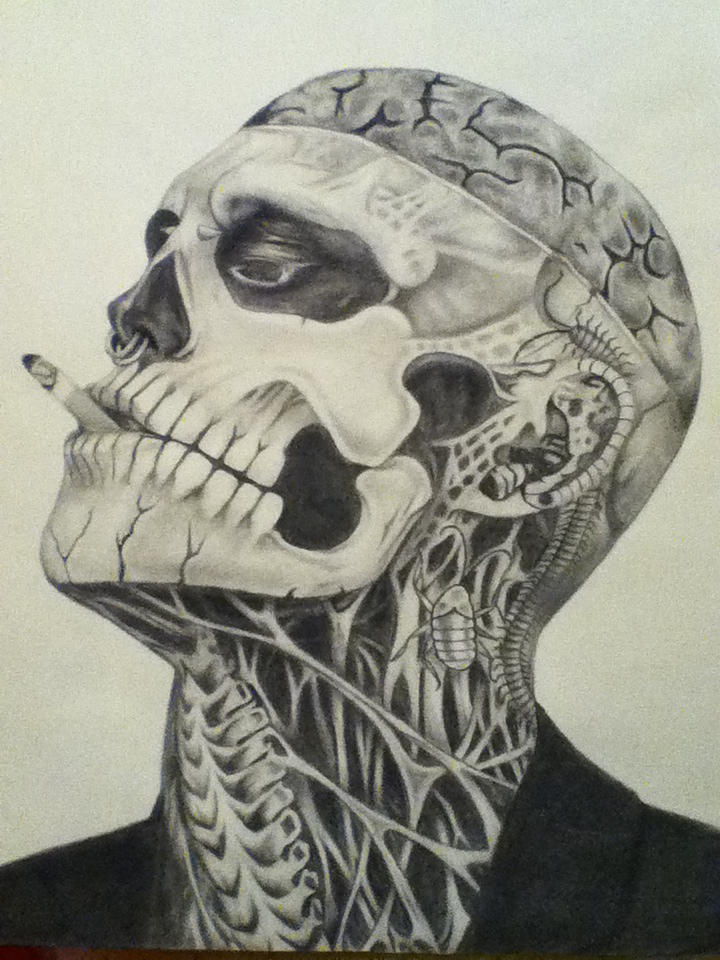 Rick Genest aka Zombie boy by famedcreation