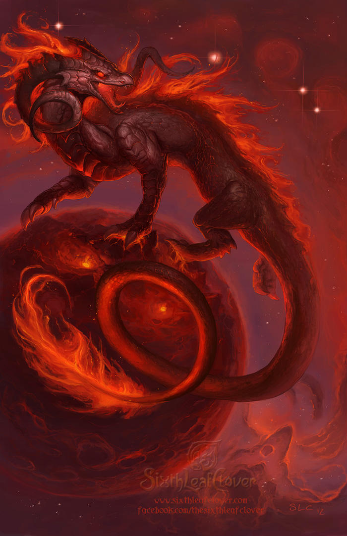 Zodiac Dragon . Aries by TheSixthLeafClover on DeviantArt