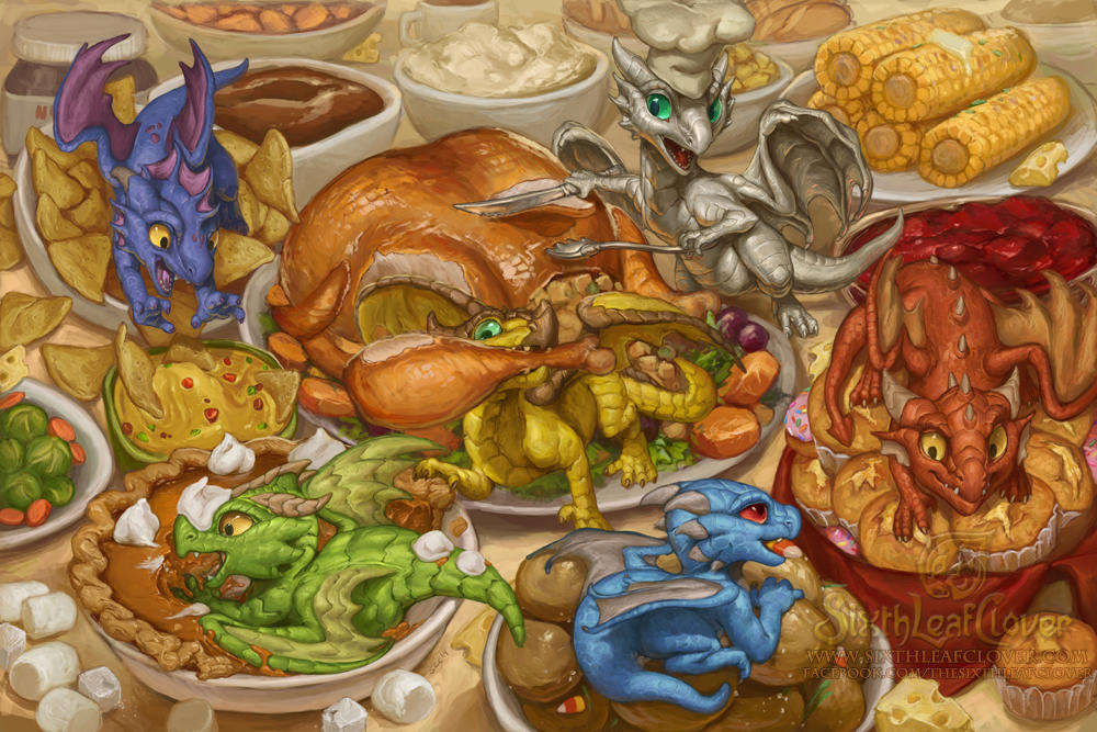 Little Munchers by The-SixthLeafClover