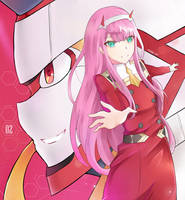 Darling in the franxx - Zero Two And Sterilizia by salgatanas