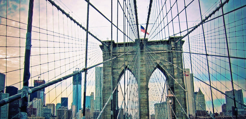 Brooklyn Bridge Skyline by emshore