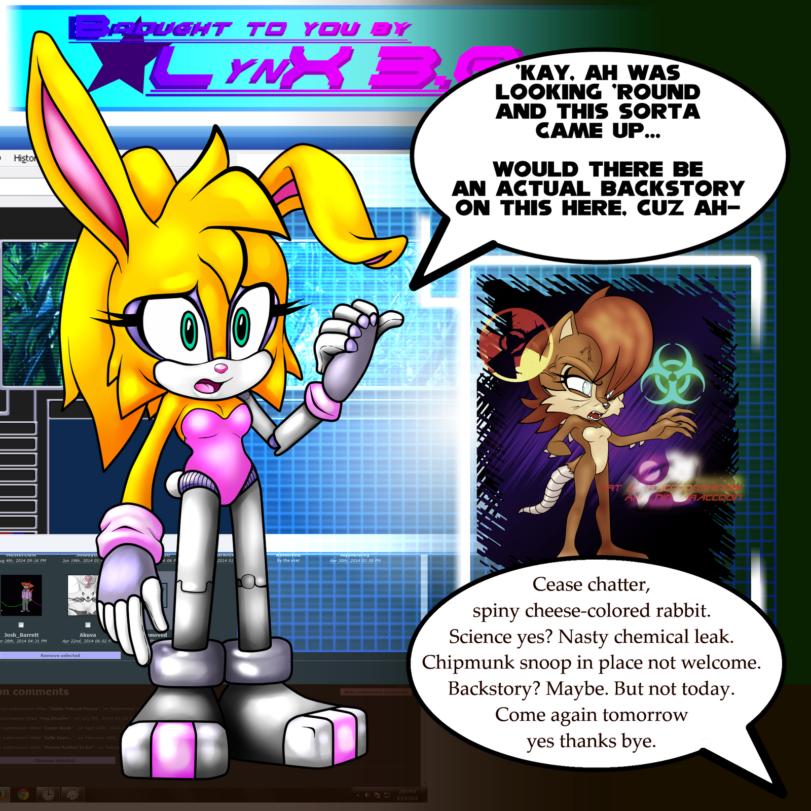 Bunnie Snoop-A-Doop by RaccoonShinobi