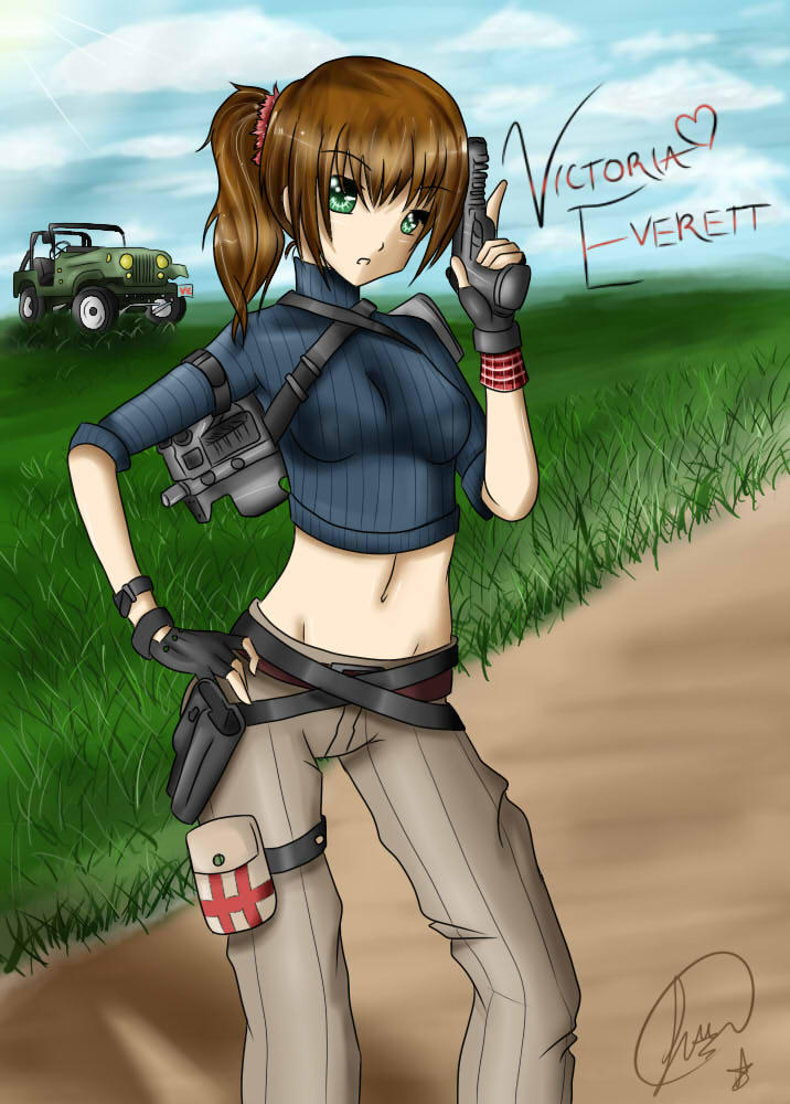 Resident Evil OC Victoria By SparkFire107 On DeviantArt