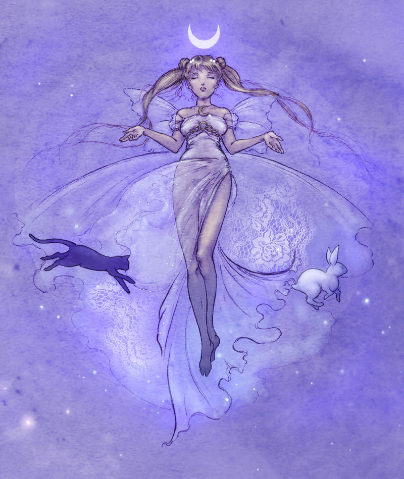 Sailor Moon - Serenity by Mikadze