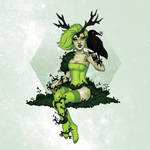 green wild fairy by Kordelia
