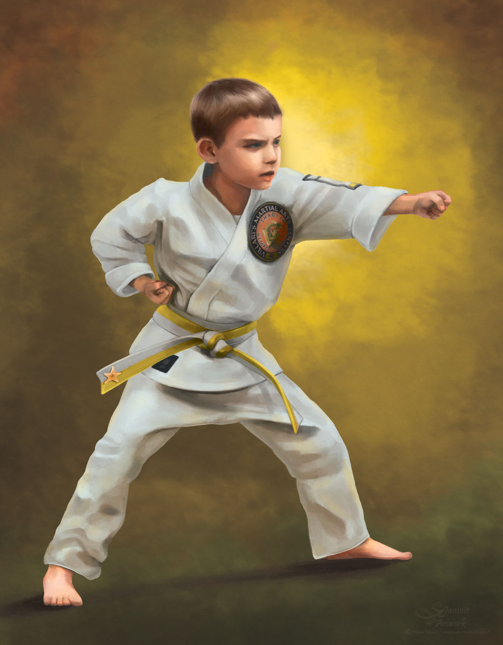 Parker the Karate Kid by iamniquey