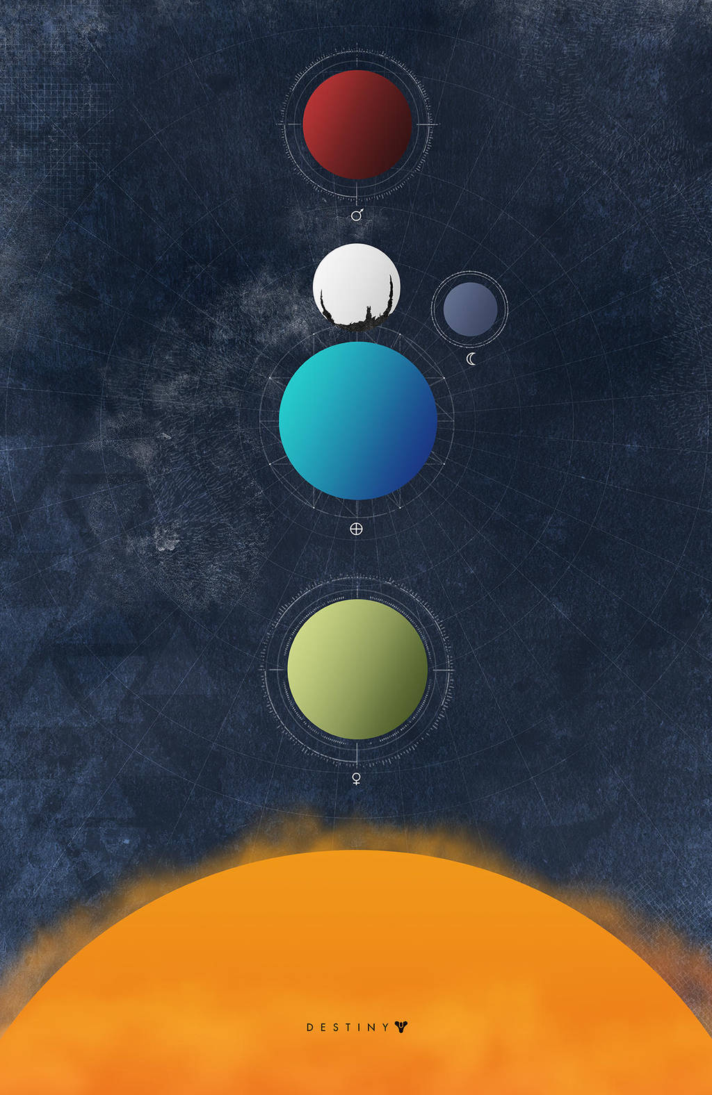 Destiny Minimalist Poster by Chadski51
