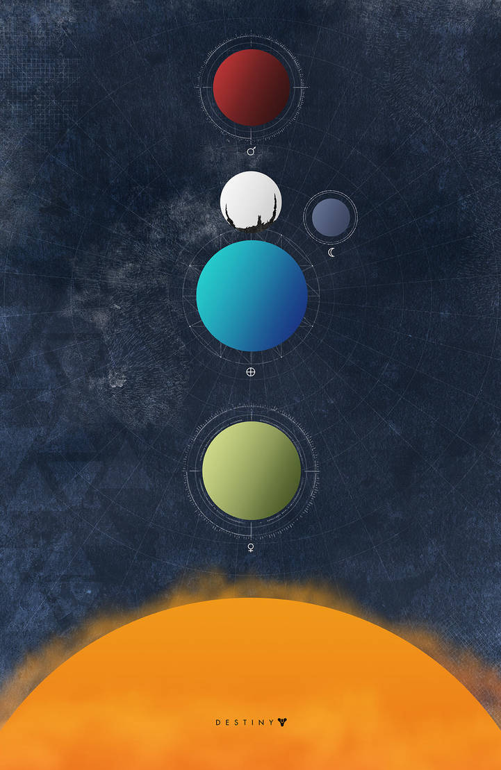 Destiny Minimalist Poster by Chadski51
