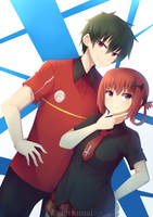 satan x satania by kwkunai