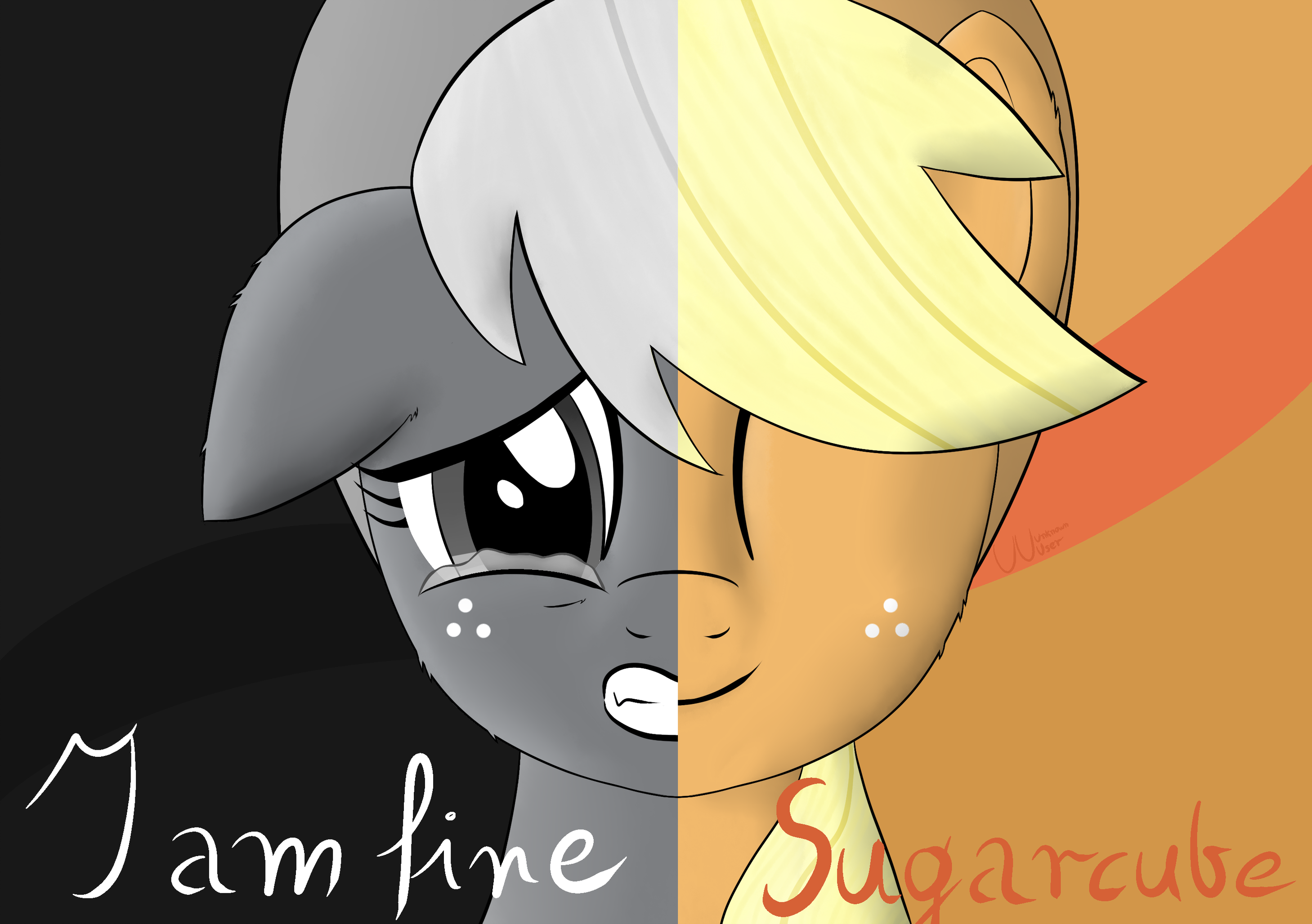 I am fine Sugarcube by UU-Unknown-User