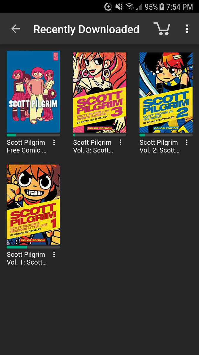 Got Some Scott Pilgrim Graphic Novels By Bolttastic On
