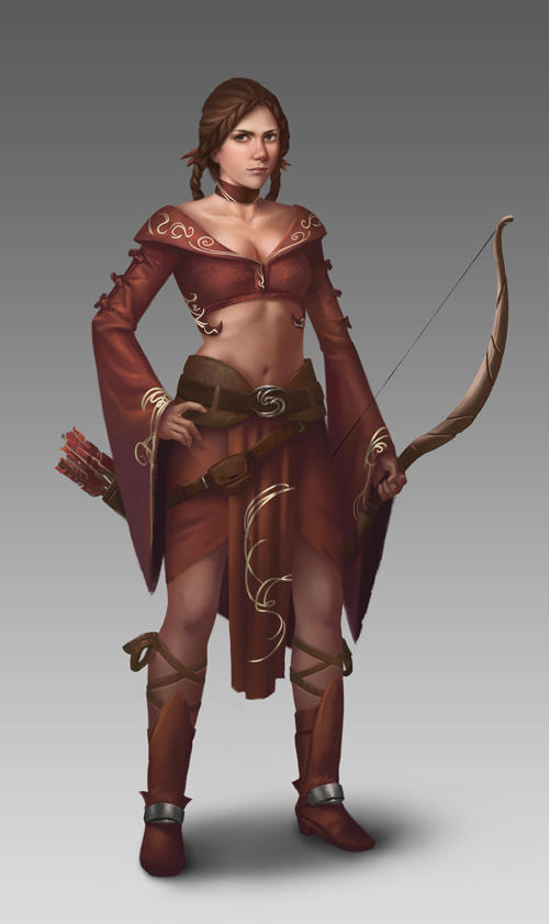 Miss Archer by NathanParkArt