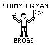 Pixel Swimmer by brobe