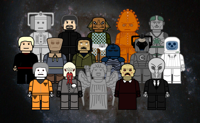 LEGO Doctor Who - Monsters by brobe