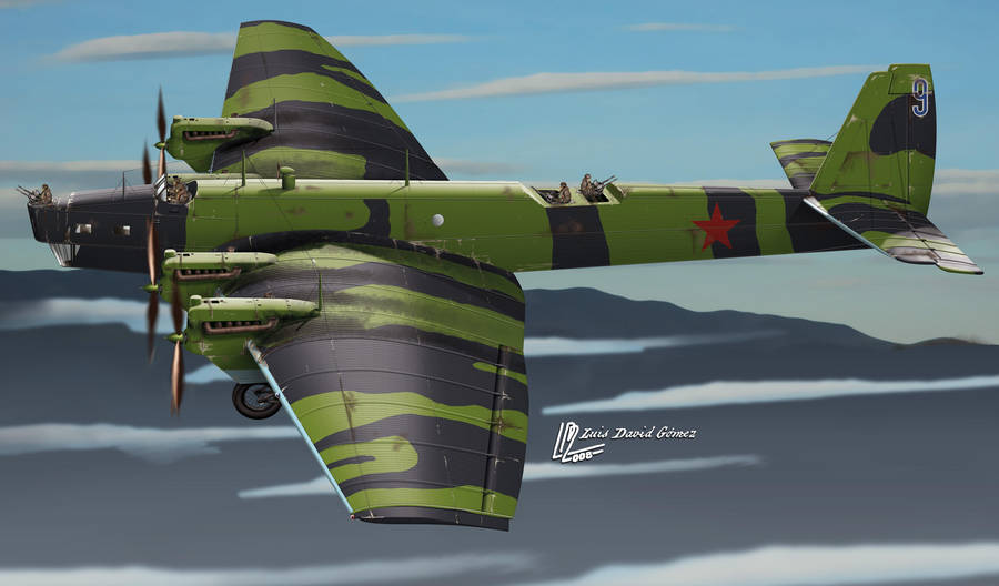 Tupolev TB-3 by araeld on DeviantArt