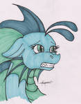 Inktober 13: Scared by Shikogo