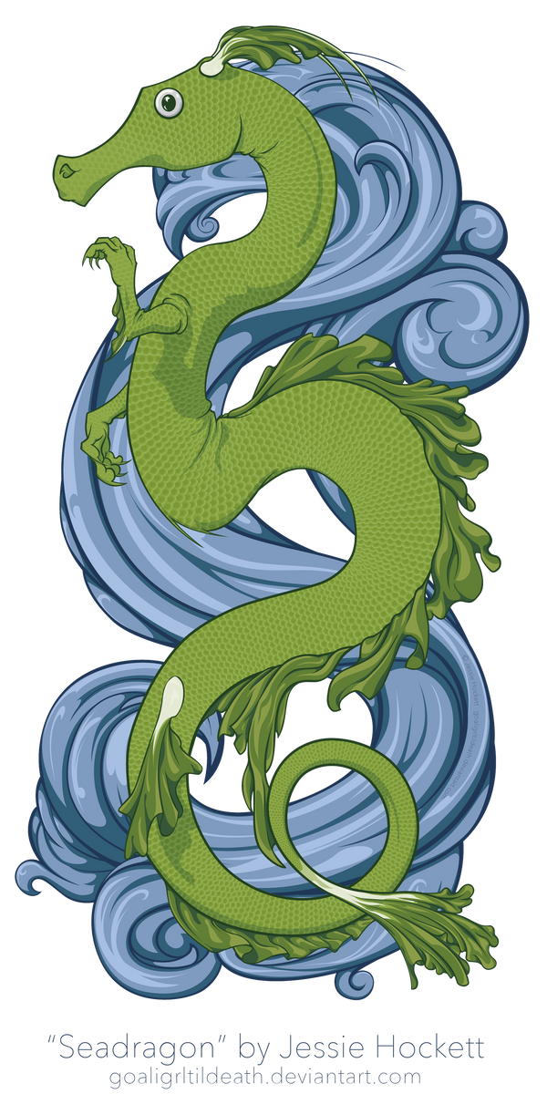 Seadragon (vector) by GoaliGrlTilDeath