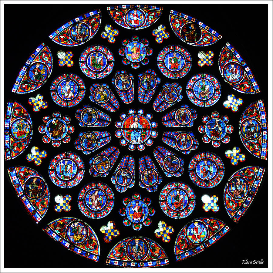 Stained glass of Chartres Cathedral by KlaraDrielle on DeviantArt