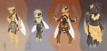 Bee Adoptables by RoyalThebat