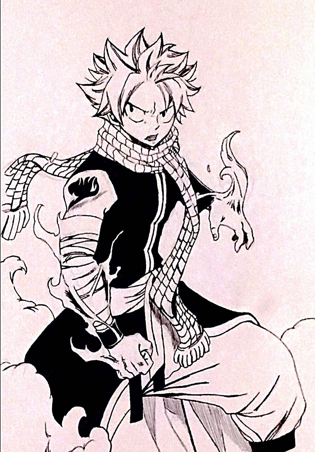 Natsu Dragneel from Fairy Tail by Hiro Mashima by SeranahDragonwolf on