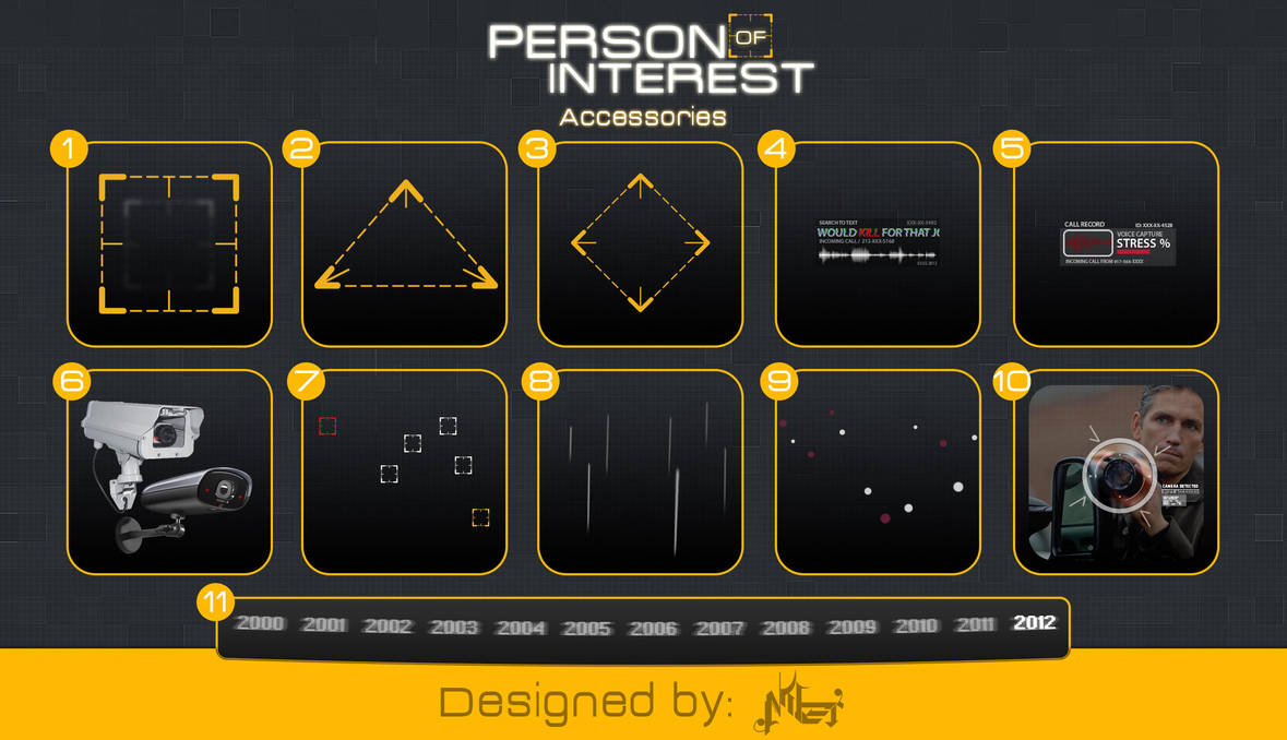 Person of Interest - Accessories| PSD by Ameer108