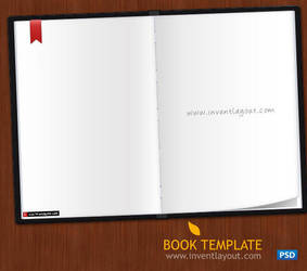 Book Template PSD by atifarshad