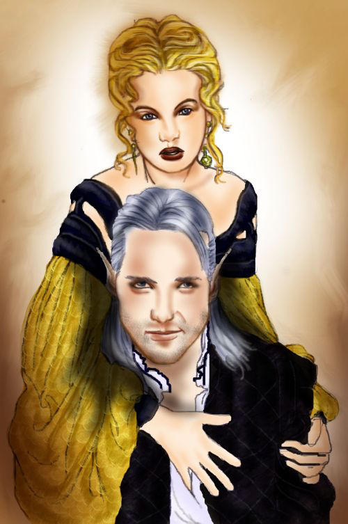 Richard and his wife by Naralim
